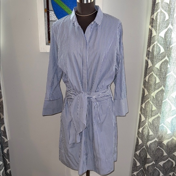 Gretchen Scott Breezy Blouson Shirt Dress SZ XL - Picture 2 of 11